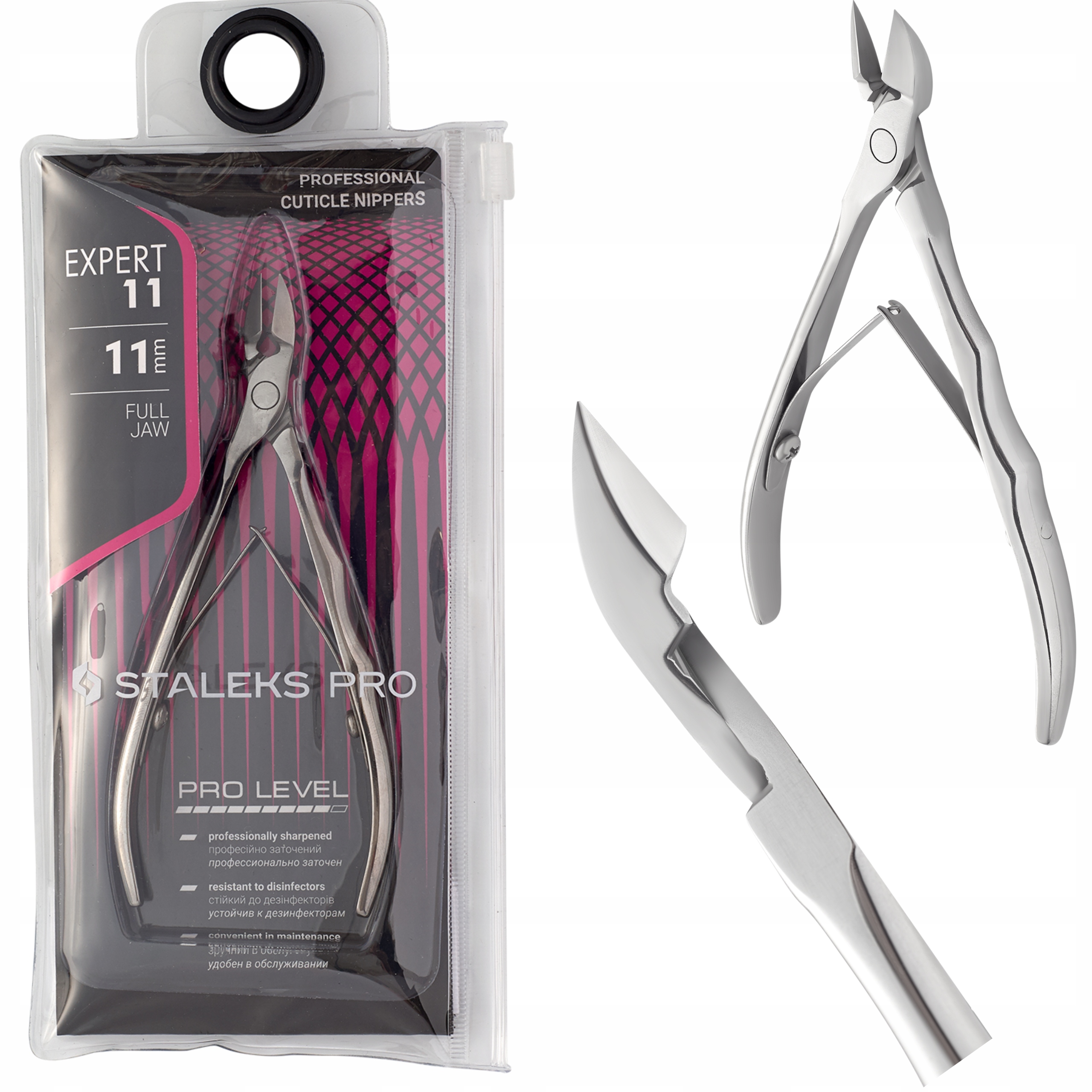 Staleks Pro Expert Profesionální kleště na kůži 11 mm NE-11-11