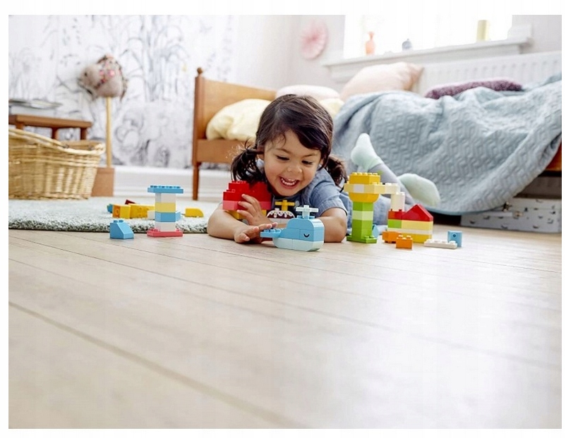 ZABAWKA EDUKACYJNA KLOCKI LEGO DUPLO SERDUSZKO DLA 1,5, 2, 3 LATKA Numer produktu 424658