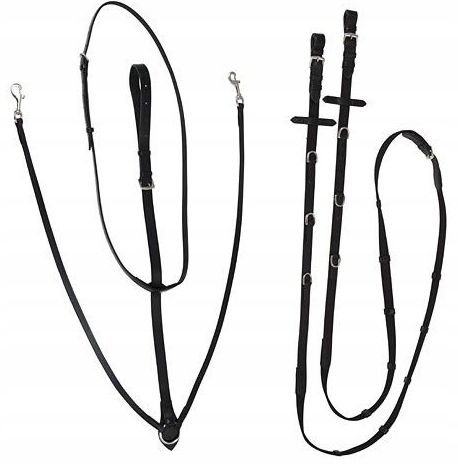 

Wodze Thiedermann czarny roz. Full Covalliero