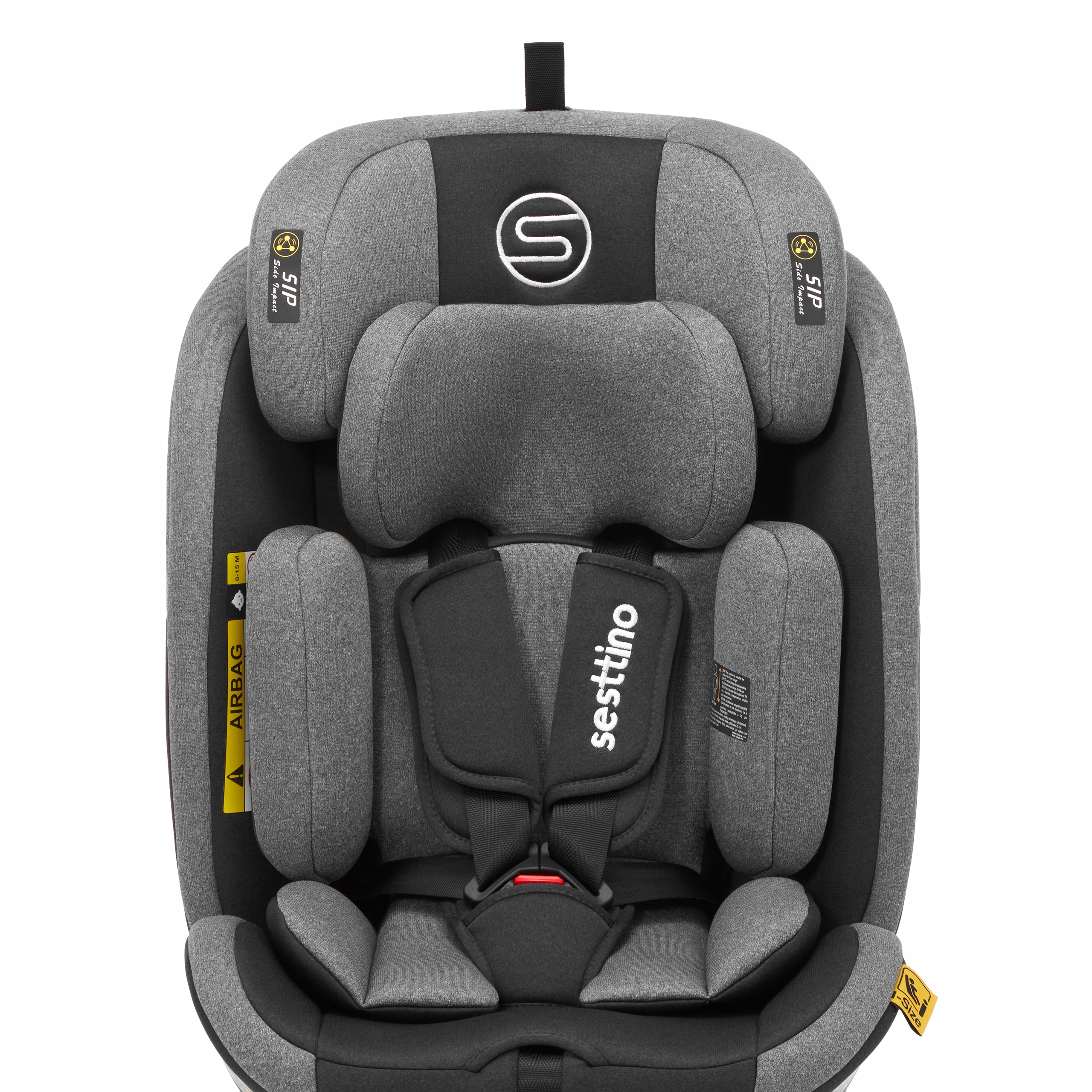 Fotelik samochodowy i-Size 40-150cm Sesttino Oktagon Pro 0-36kg ISOFIX Sposób montażu ISOFIX Top Tether