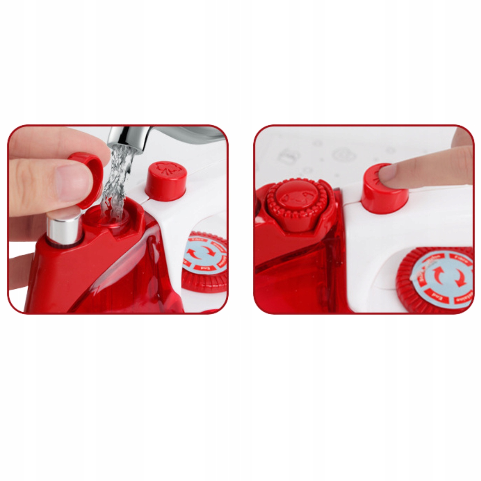 ŻELAZKO DLA DZIECI Z ZBORNIKIEM NA WODĘ POKRĘTŁEM LAMPKĄ WYGODNA RĄCZKA Kod producenta 6920176579015