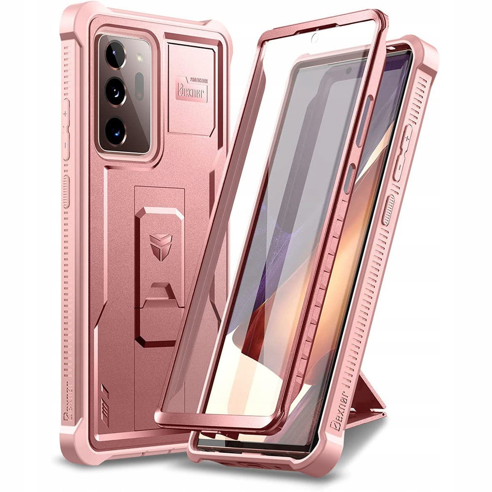 Pouzdro Dexnor pro Galaxy Note 20 Ultra, podstavec a fólie na displej, kompletní ochrana