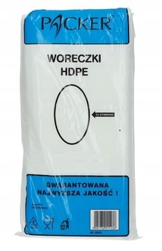 

Woreczki hdpe 26X50cm 1000szt 18/4/50 Jednorazowe