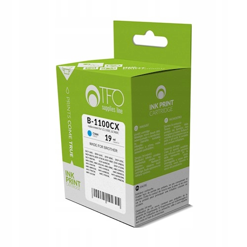 

Tusz do Brother DCP165C DCP145C DCP195C LC1100 XL