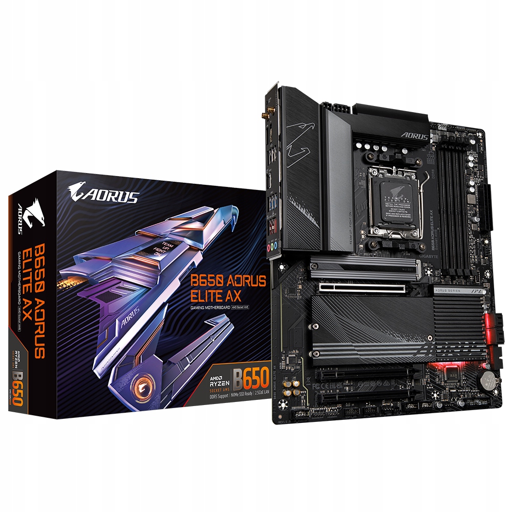 Płyta główna Atx Gigabyte B650 Aorus Elite Ax Socket AM5 DDR5 (u)