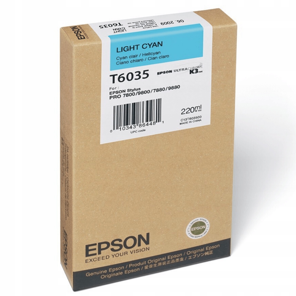 Tlač Epson T6035 modrá (azúrová) C13T603500