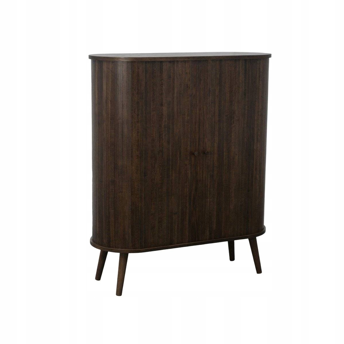 Drevená dubová prírodná skrinka Cores 100x40x118 cm Homla