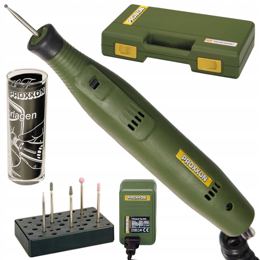 Proxxon Zestaw grawerski Micromot Gg 12 akcesoria i walizka 28635