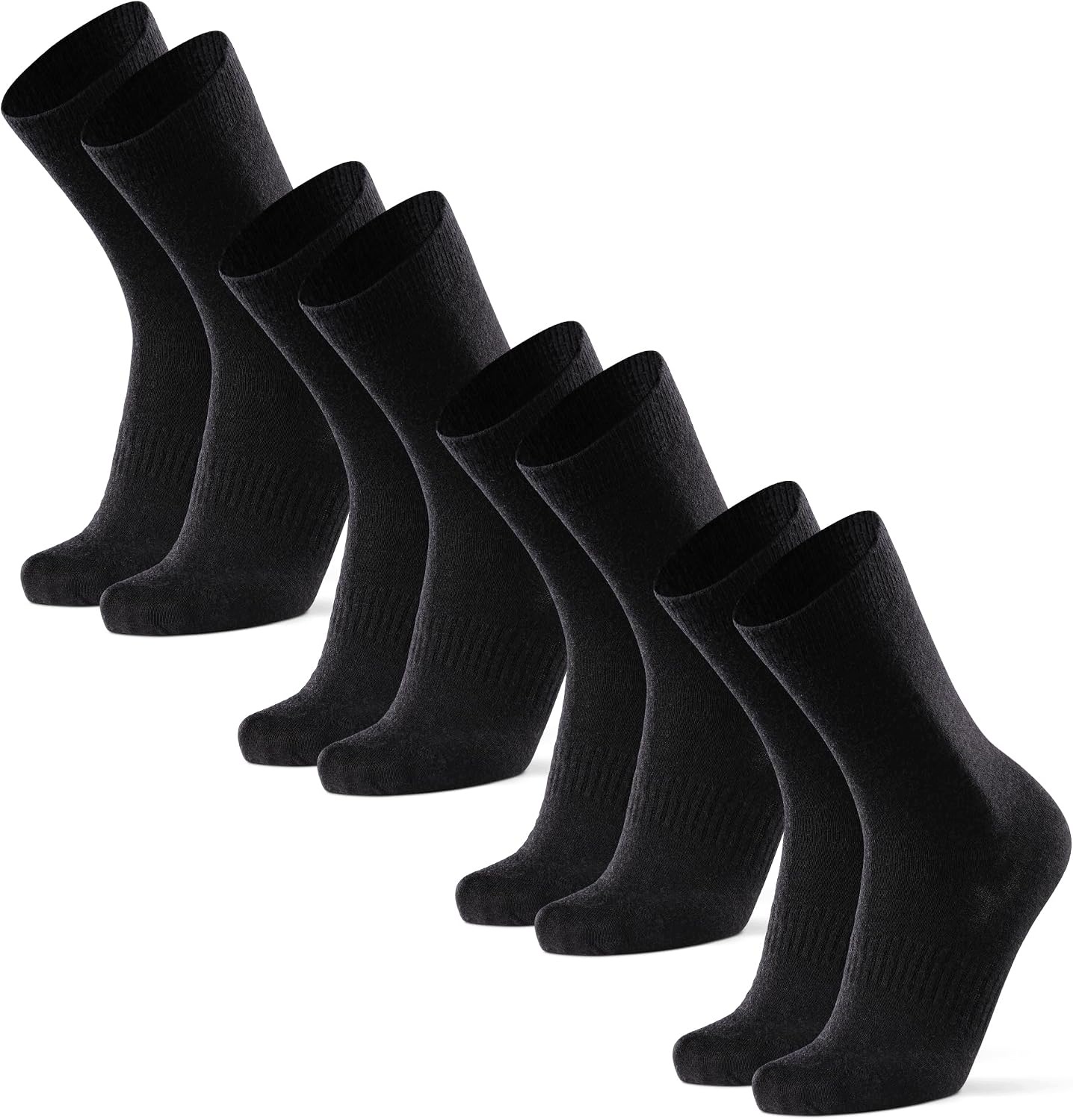 Danish Endurance Skarpety Liner Merino 4 Pack czarne 43-47