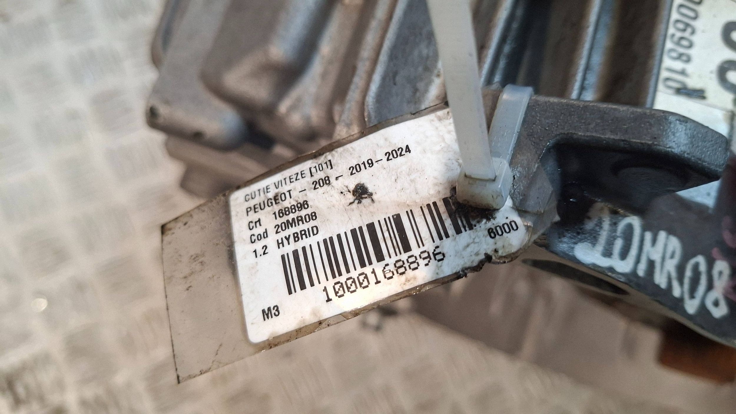 gearbox, automatic 20MR08 PEUGEOT 208 II 1.2 hybrid 2019