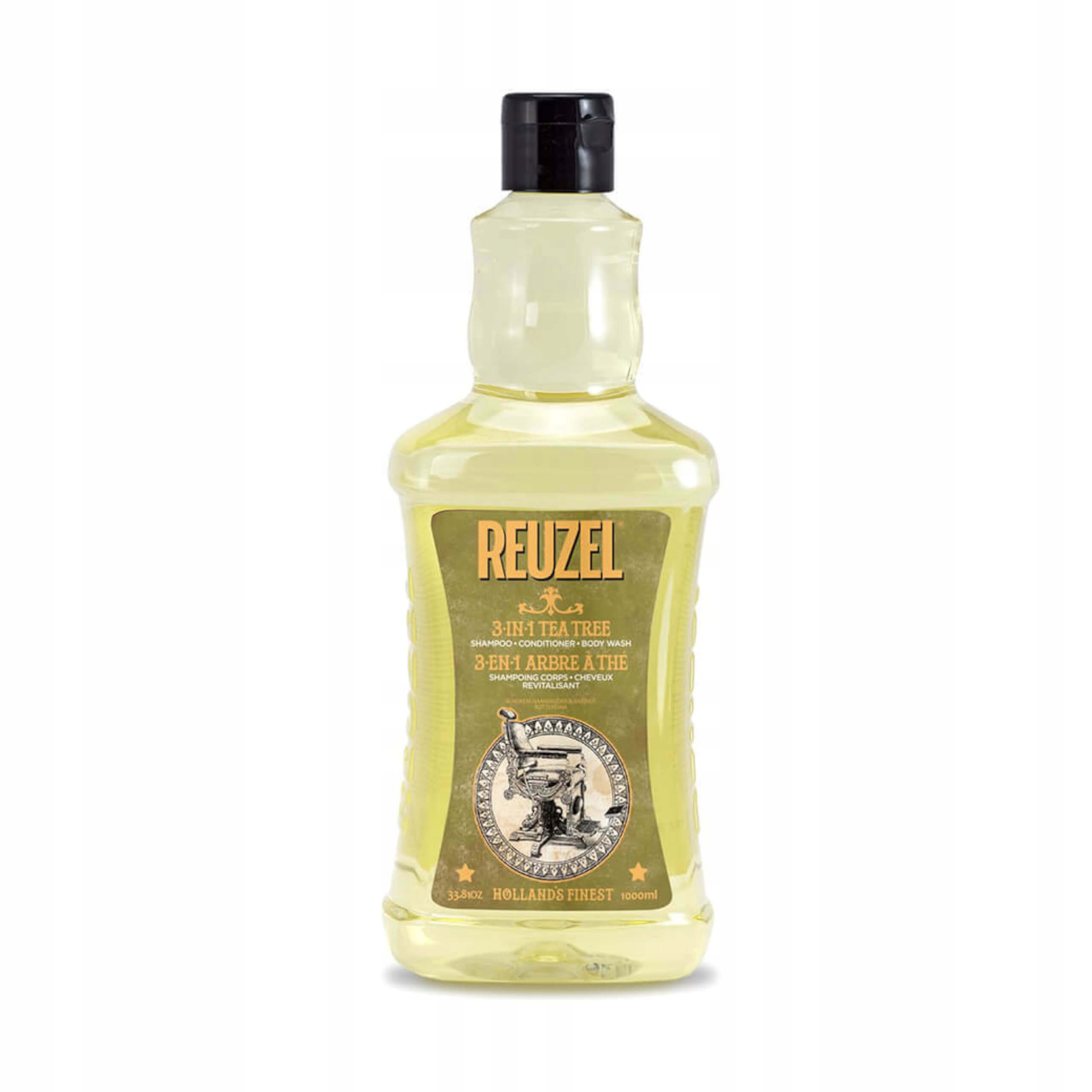 Reuzel šampon kondicionér sprchový gel 3v1 Tea Tree 1000 ml