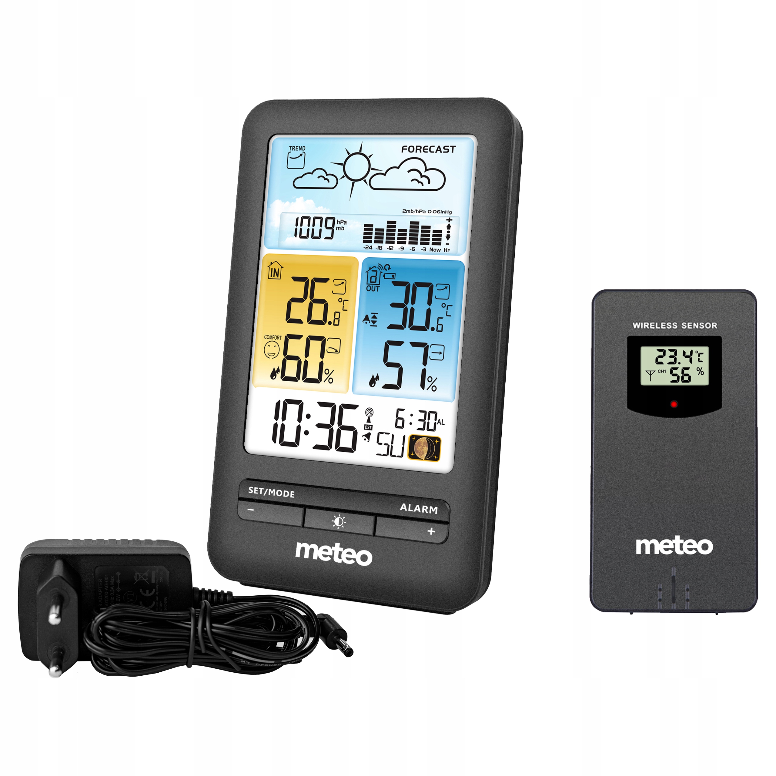 Stacja Pogody z DCF Meteo SP98 pogodynka