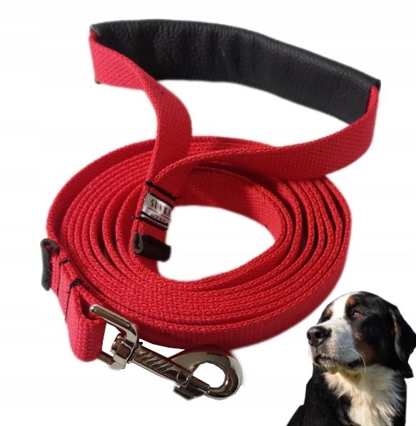 Levně Vodítko bavlněná Sunka Exclusive B střední pes 28 mm 5 m Různé Barvy