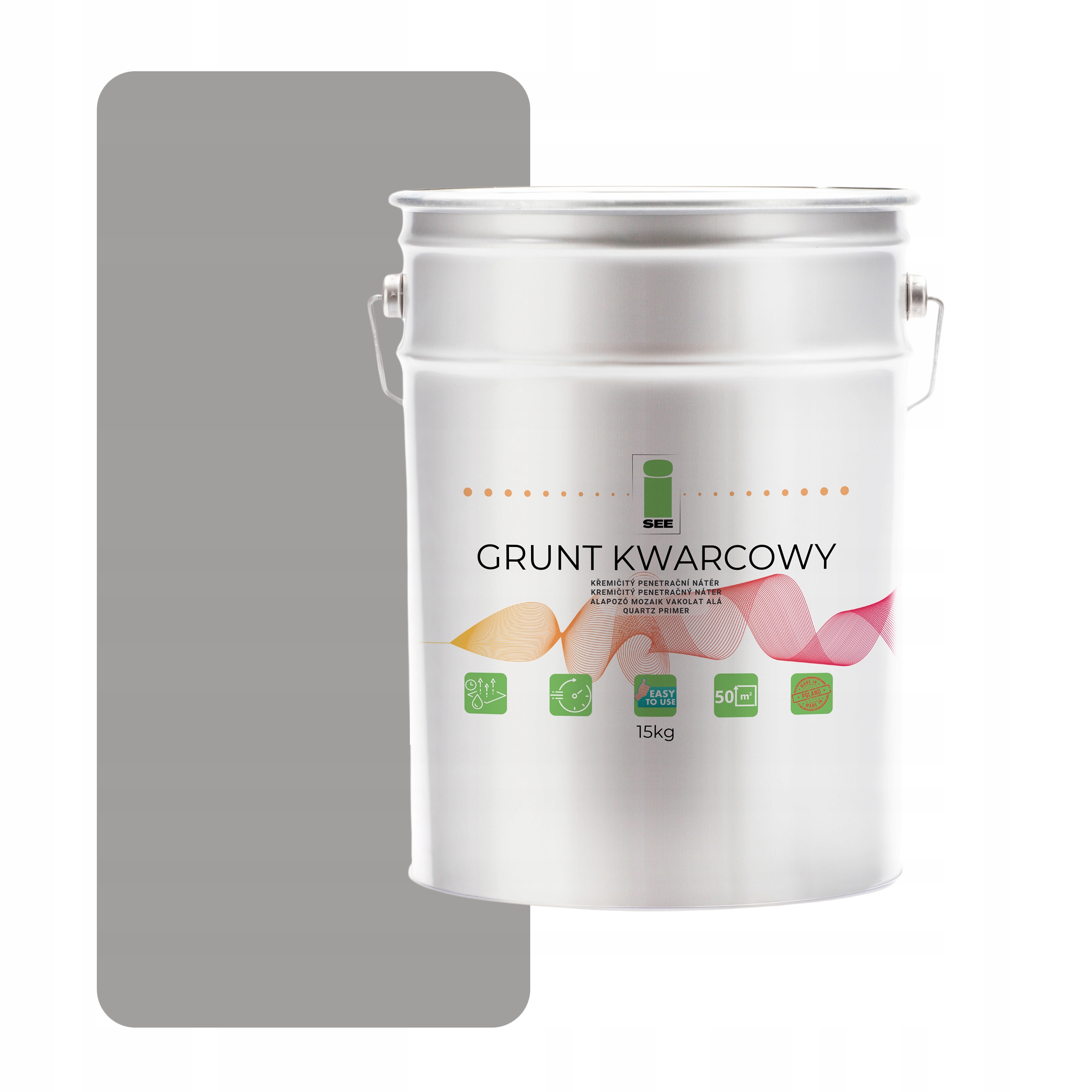 Křemenná Půda Pod Silikonovou Omítku 15 kg Šedá F264