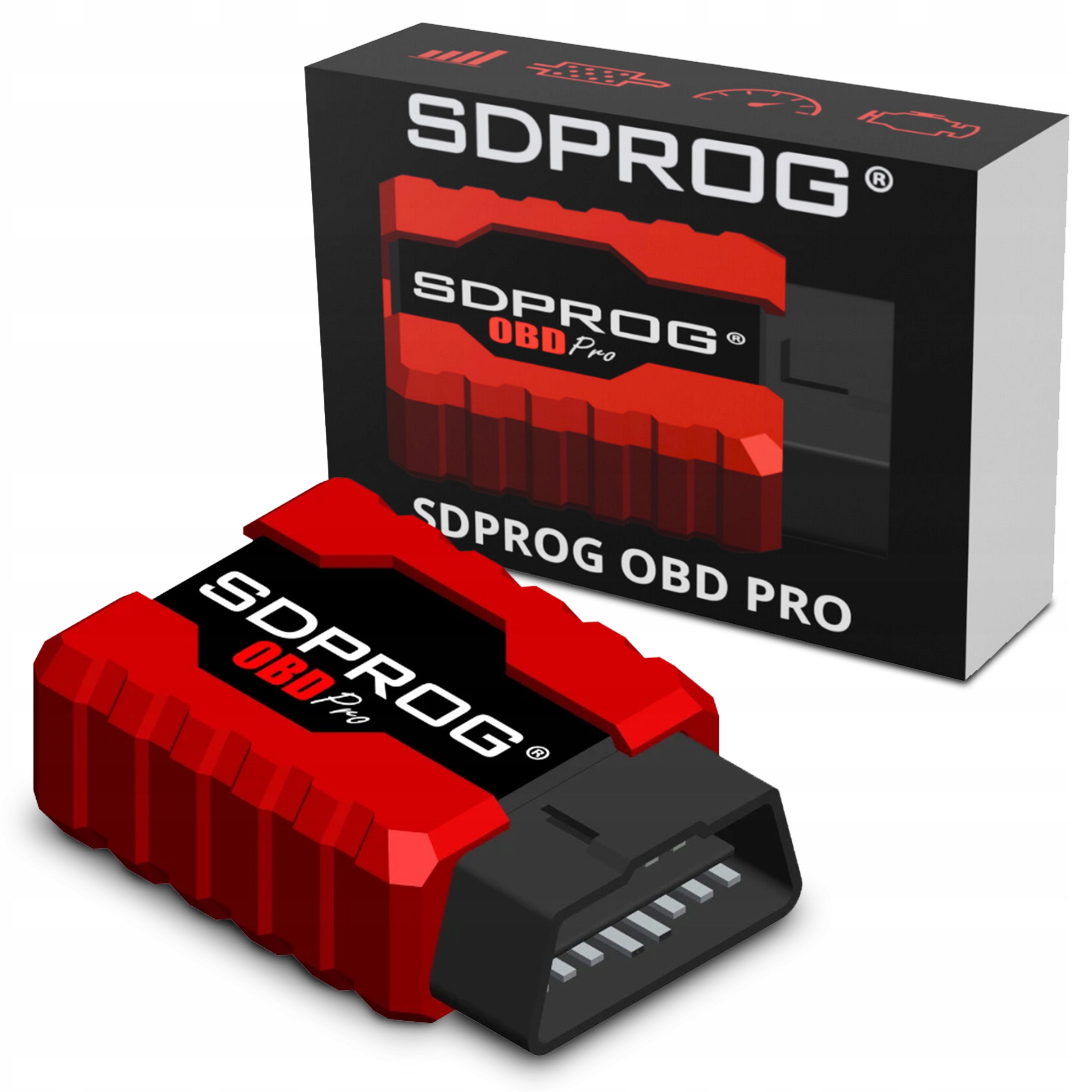 Tester Diagnostyczny Uniwersalny Samochodowy Obd 2 Obd II Sdprog Pro