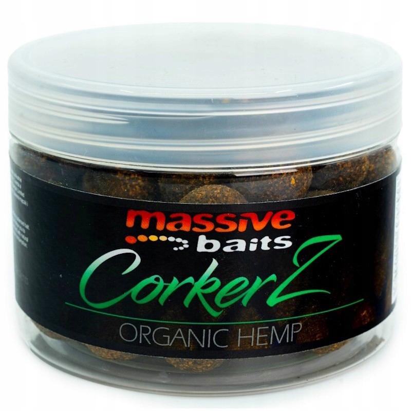 Kulki Haczykowe Massive Baits Corkerz Organic Hemp Konopia 18mm 300ml