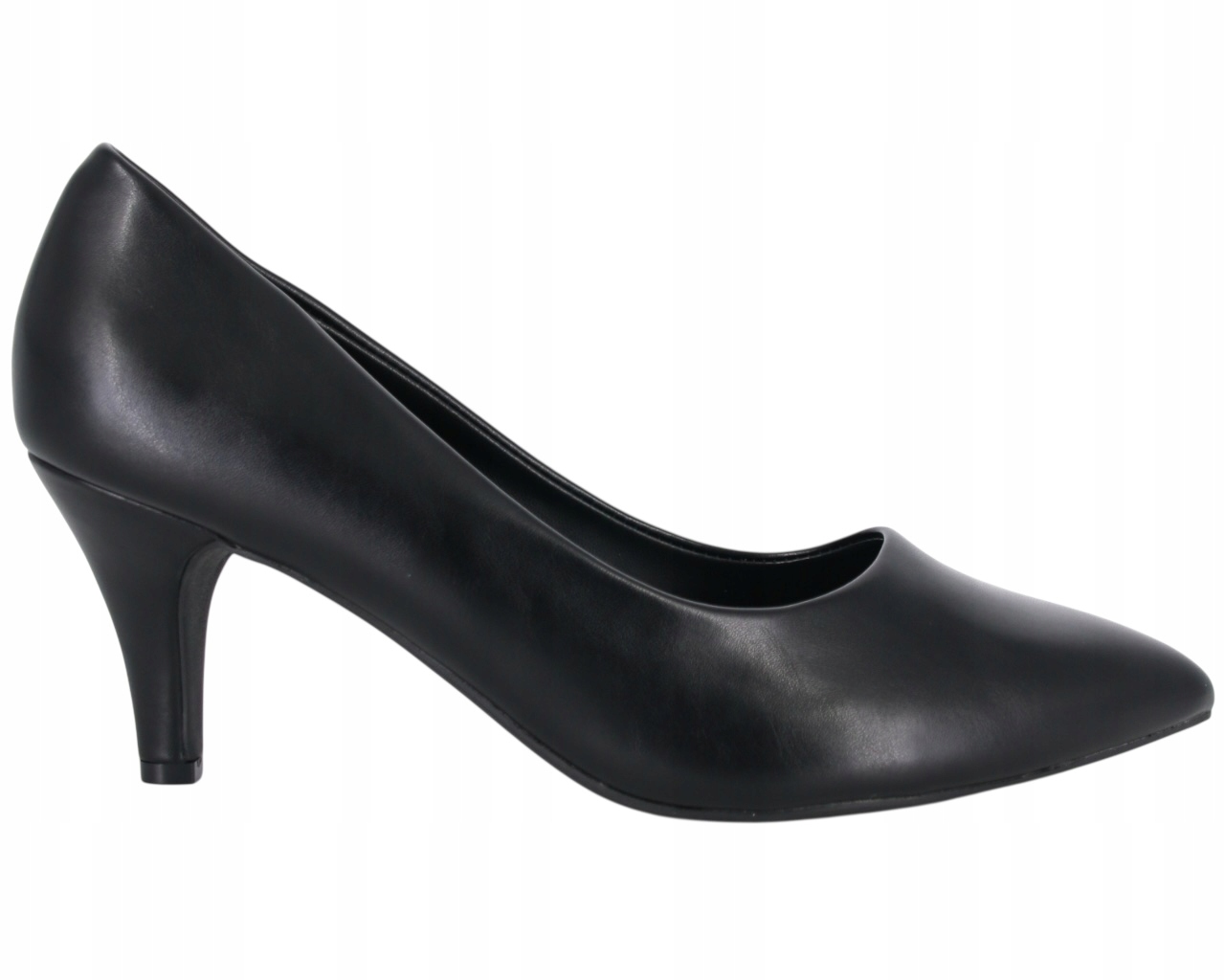 Lodičky Na Nízkém Podpatku 7,5 CM Podpatky Pohodlné Boty Černé Dámské 43