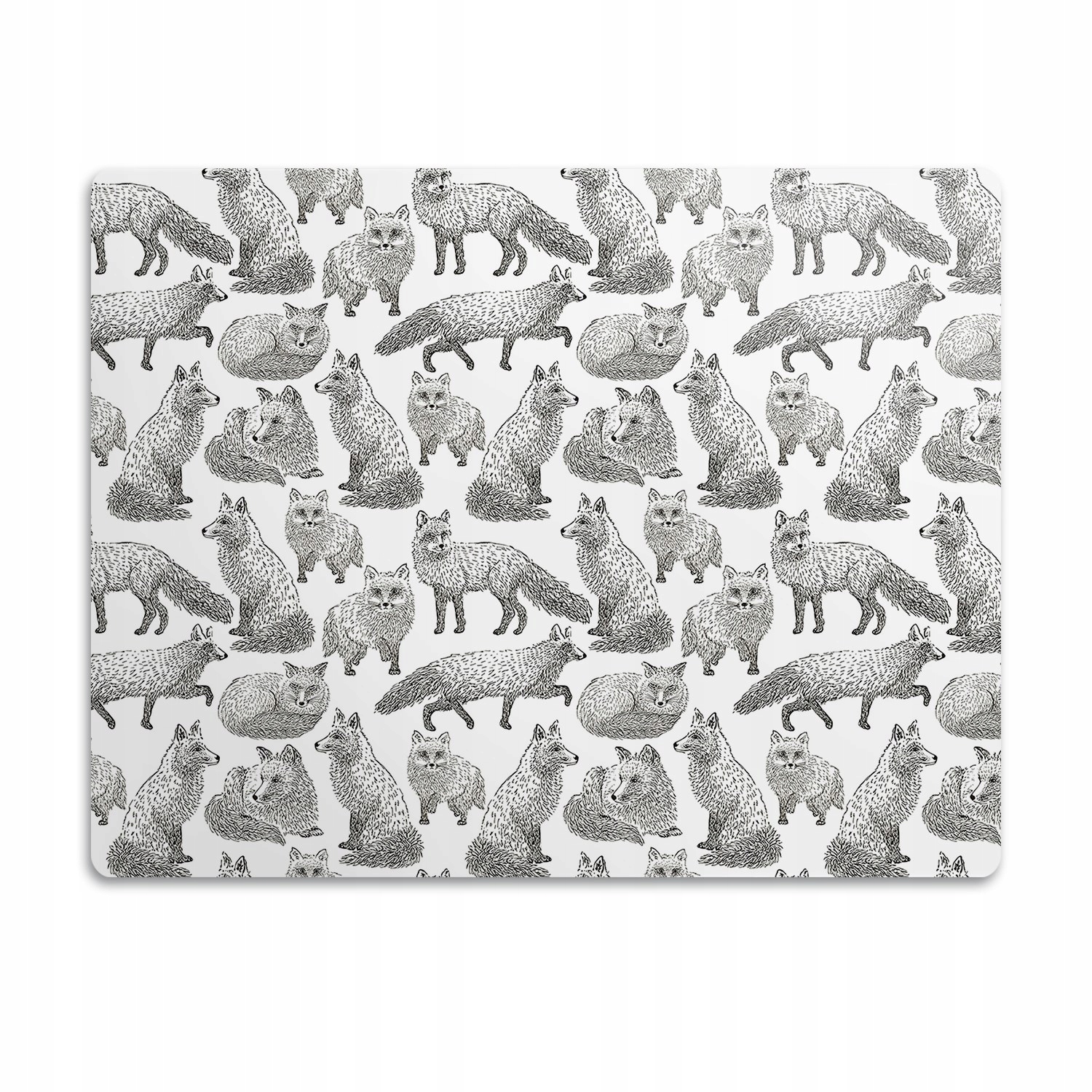 Pro kočky podložka pod misky Lišky lesní zvířátka 60x40