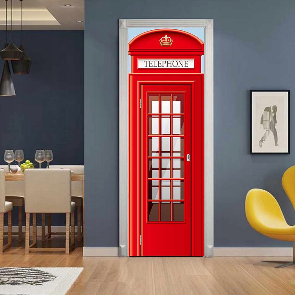 2 sztuk Budka telefoniczna naklejki drzwi EAN (GTIN) 4016859721528