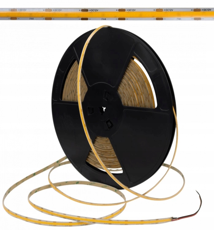 Led pásik Cob Remienok Vonkajší 12V 480 9W/m 3000K Biely Teplý 945lm/m 20m