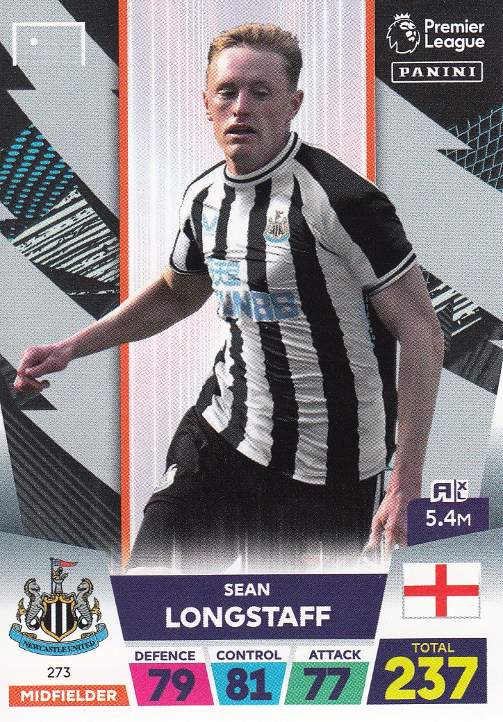 Premier League 2023 Base Card Longstaff 273