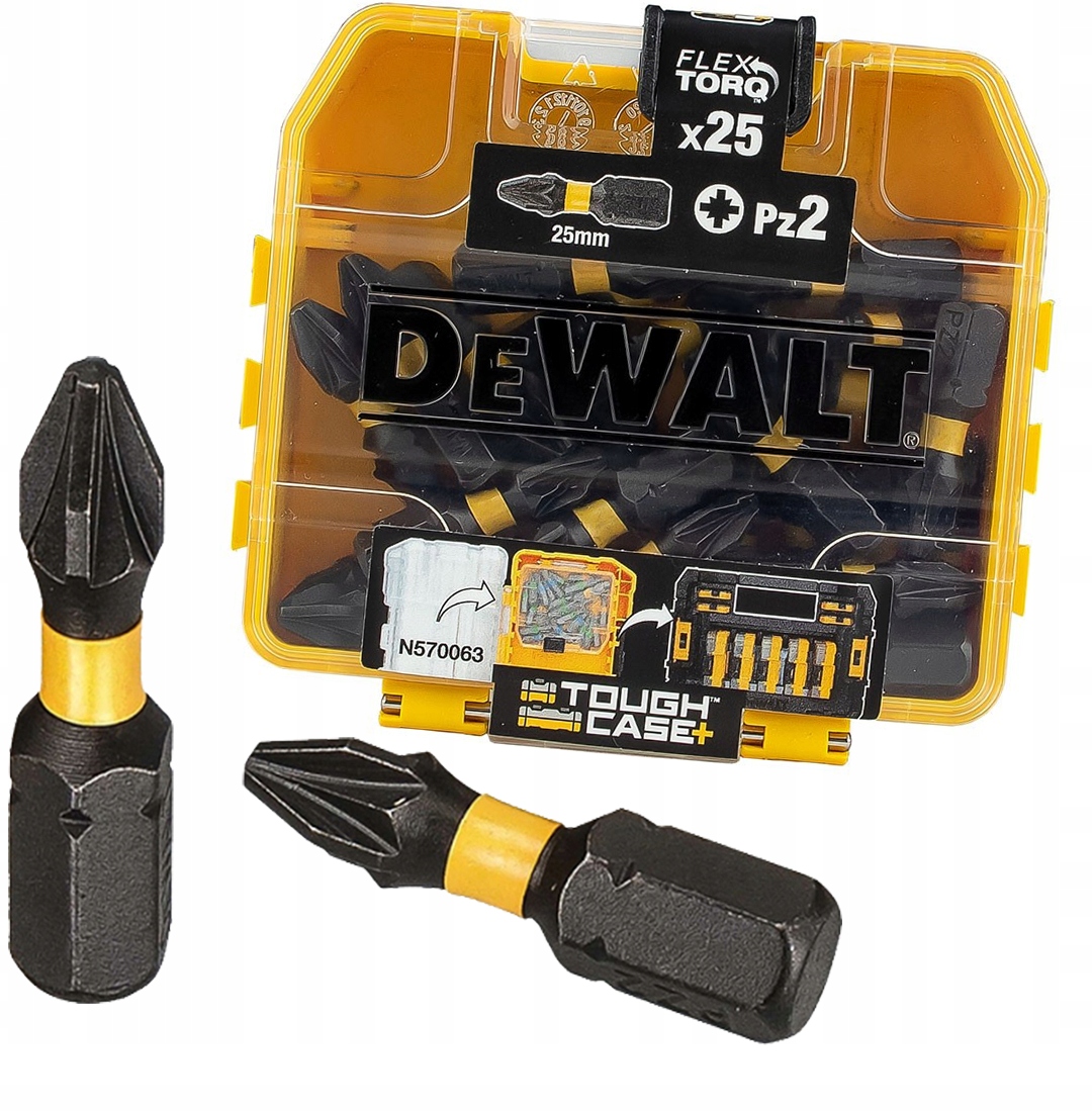 

Bity końcówki Pz2 do wkrętarki Torison Dewalt 25sz