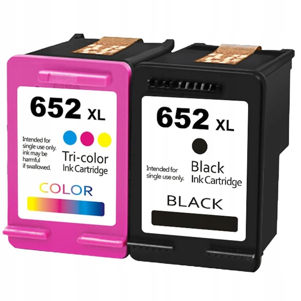 2x Tusz do Hp 652 XL 3635 3790 4535 5075 zestaw