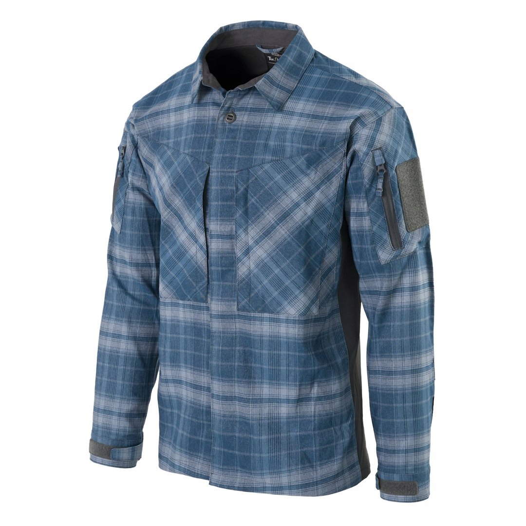 Košile Mbdu Western Blue Plaid