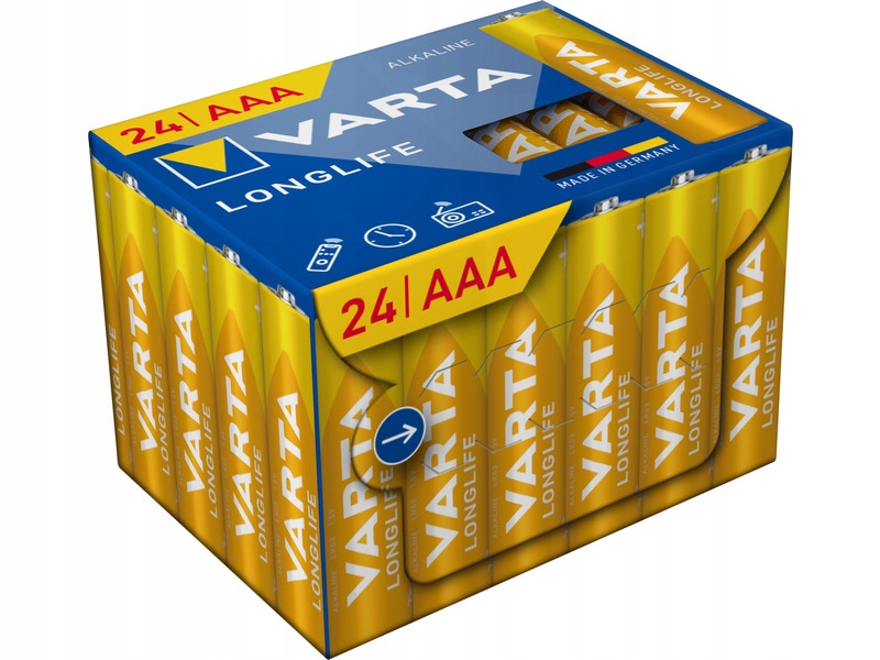 Bateria alkaliczna Varta Aaa (R3) 24 szt.