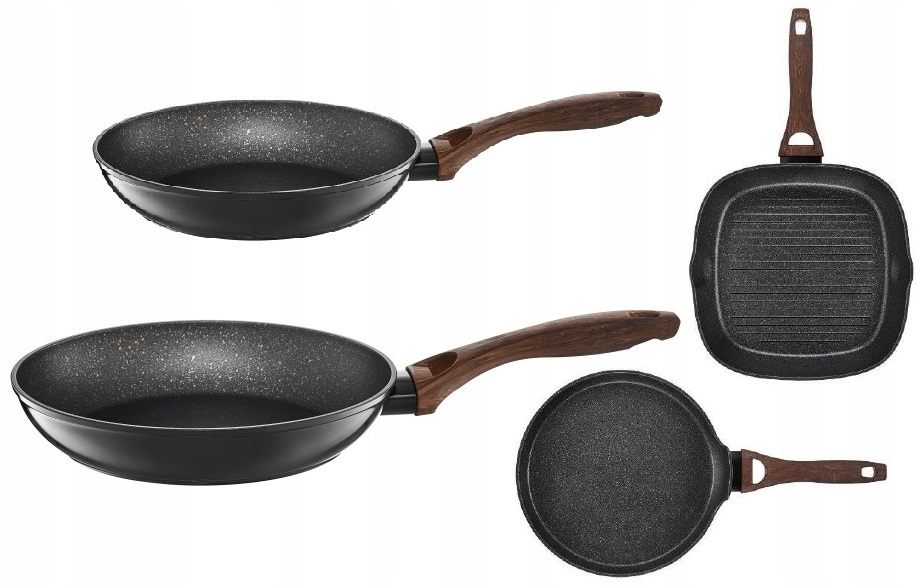 

Patelnie Ambition Darkwood 20 24 CM Nal Grillowa