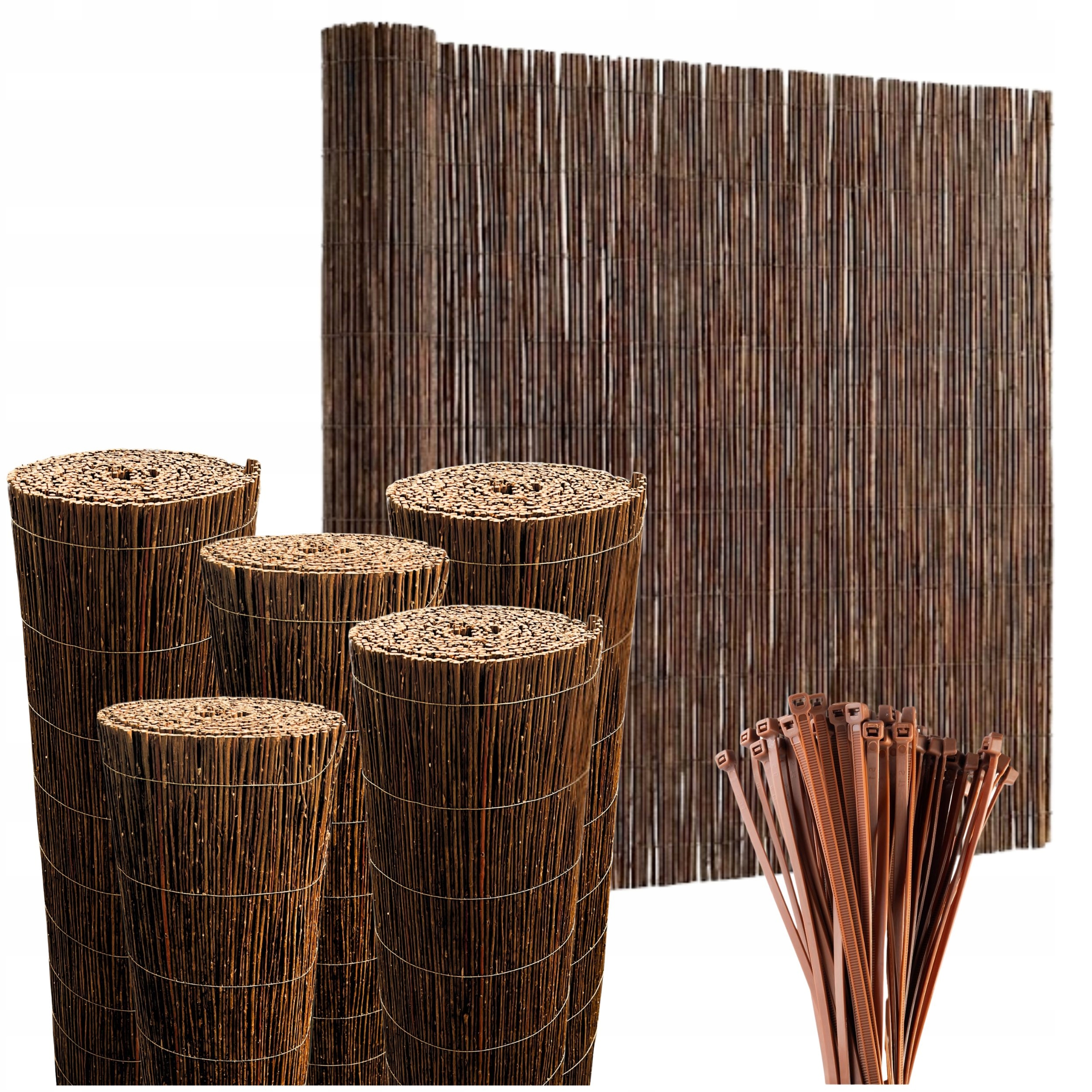 Kryt Na Terasa Balkon Z Proutí 150x500 cm Paraván 100% Eko Polský Výrobek