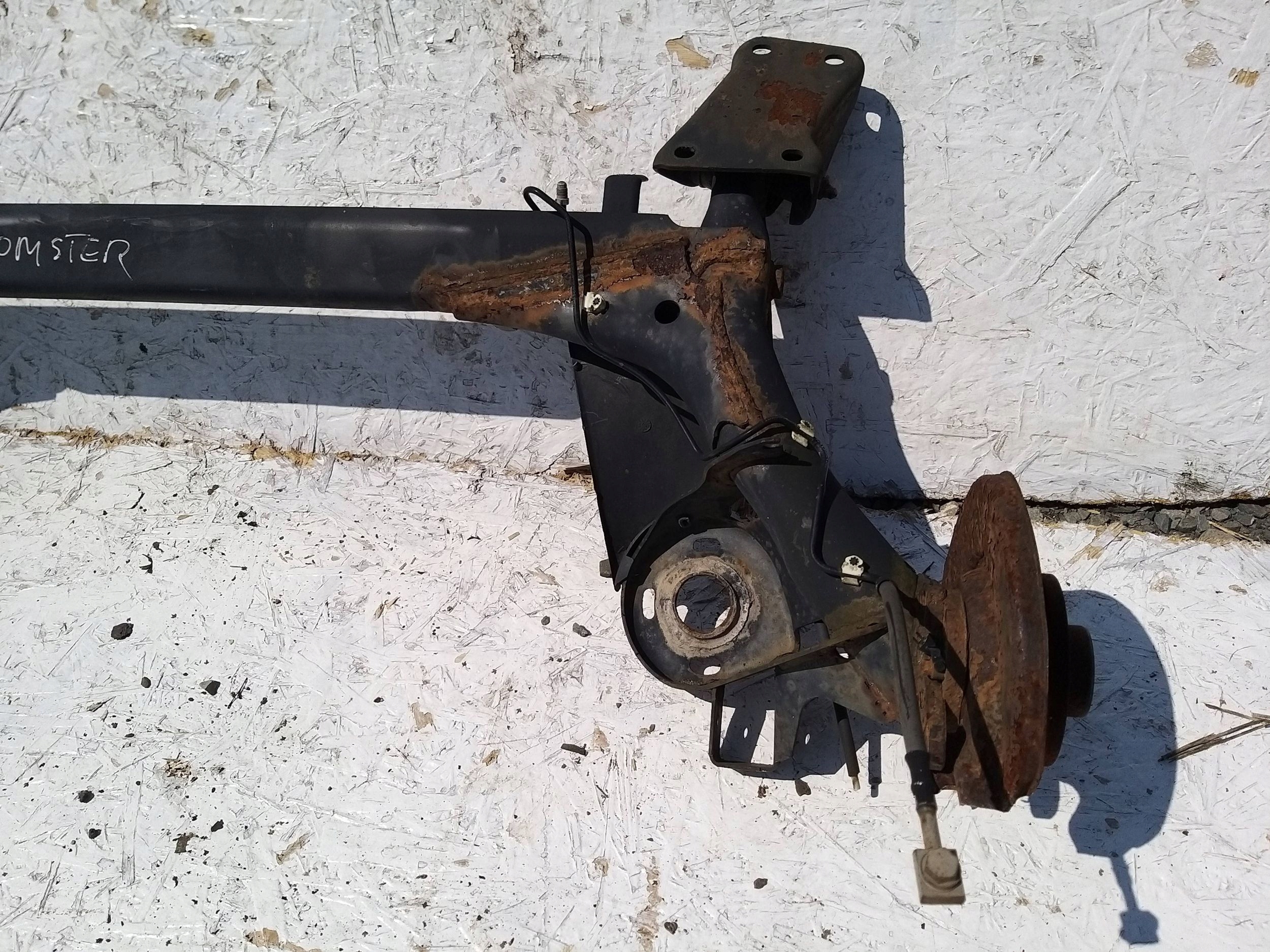 SKODA ROOMSTER PRAKTIK axis sider sususpension rear part discs