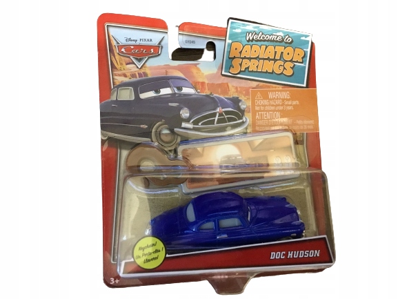 

Metalowe Auta Mattel Doc Hudson Disney Cars 1:55