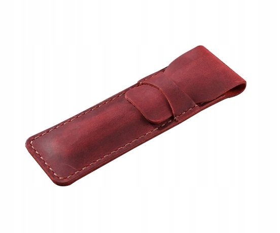 Piórnik etui przybornik biurowy PRAWDZIWA SKÓRA! Model ..