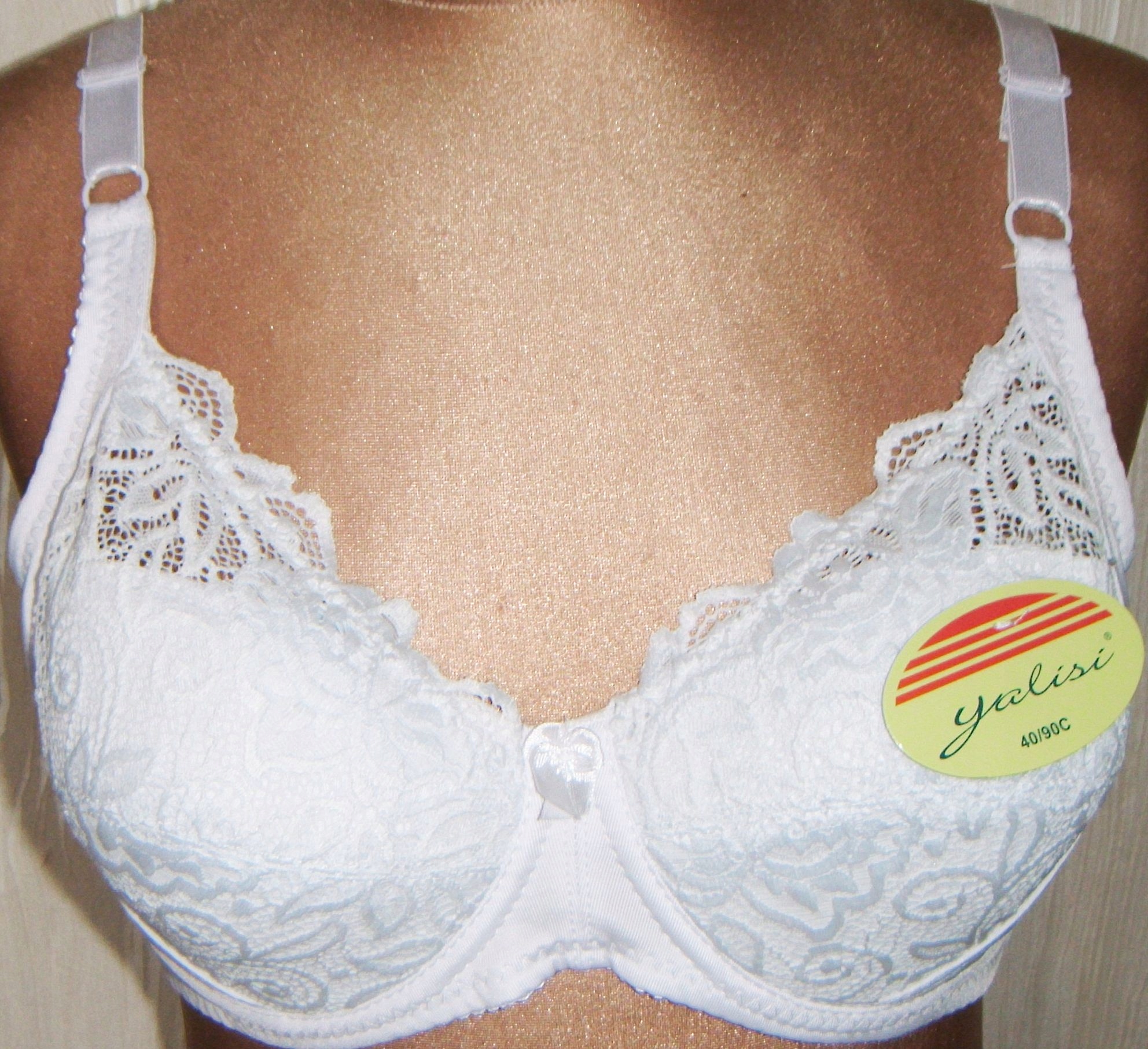 BIUSTONOSZ STANIK DAMSKI KORONKA BIAŁY rozm.38\85D YALISI