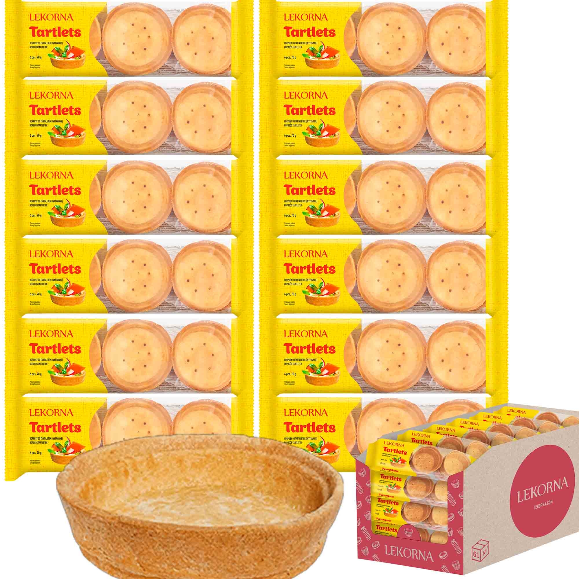 Korpusy Do Tartaletek Babeczek Deserów Wytrawne x 25 opak 150szt 1,5KG