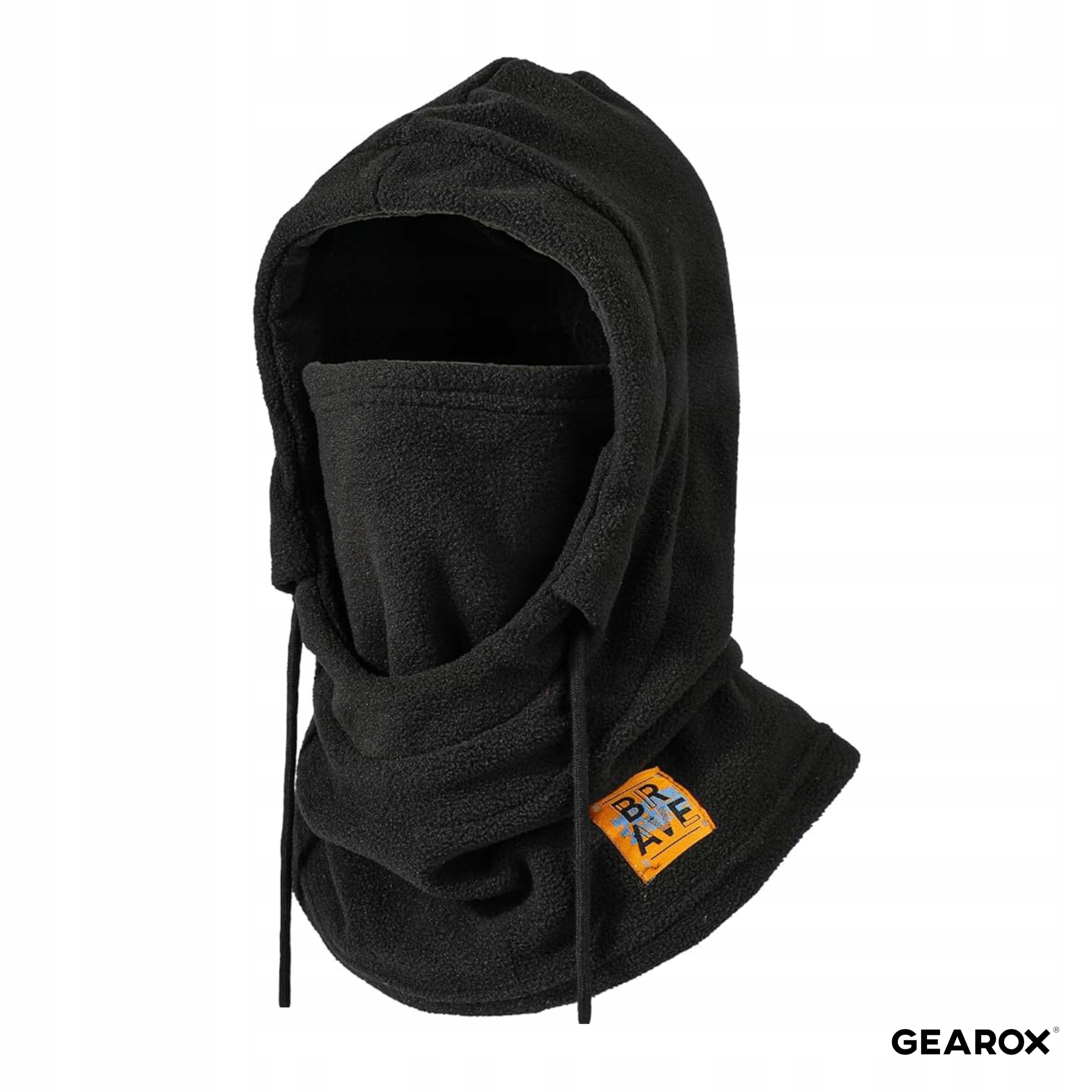 KOMINIARKA ROWEROWA ZIMOWA BALACLAVA POLAROWA CZAPKA KOMIN CZARNA KR4 Marka Gearox