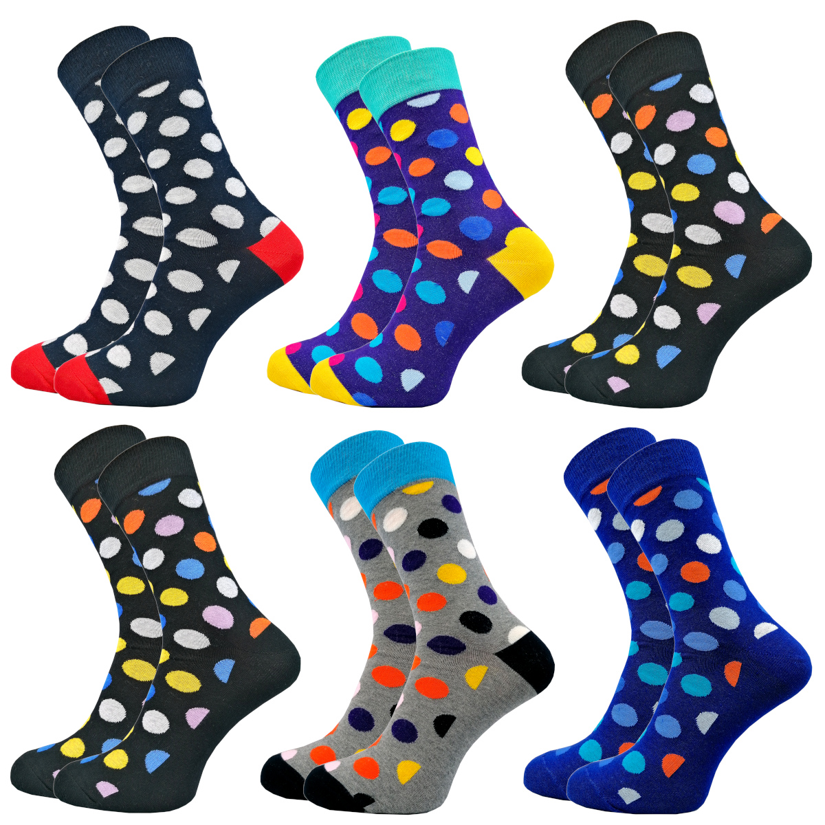 

6x Skarpety Bawełniane Garniturowe Wysokie Premium