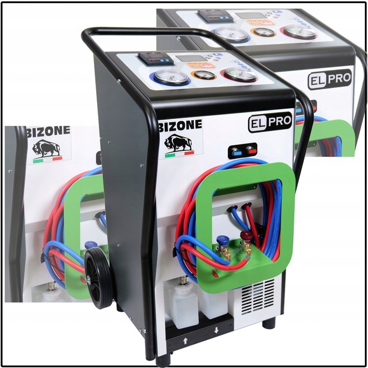 Stacja Klimatyzacji BIZONE Mobilna OFF ROAD ELPRO NEW Wydajność pompy próżniowej 100 l/min