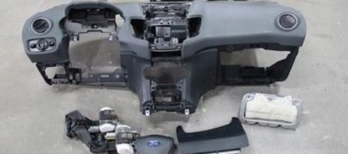 FIESTA MK7 airbag deska konsola pasy wsz kolory