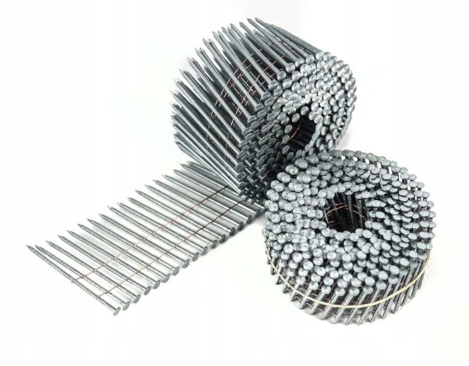 Hřebíky do hřebíkovačky spojené Bubnovým drátem 2,8x40mm 3000ks Pozink