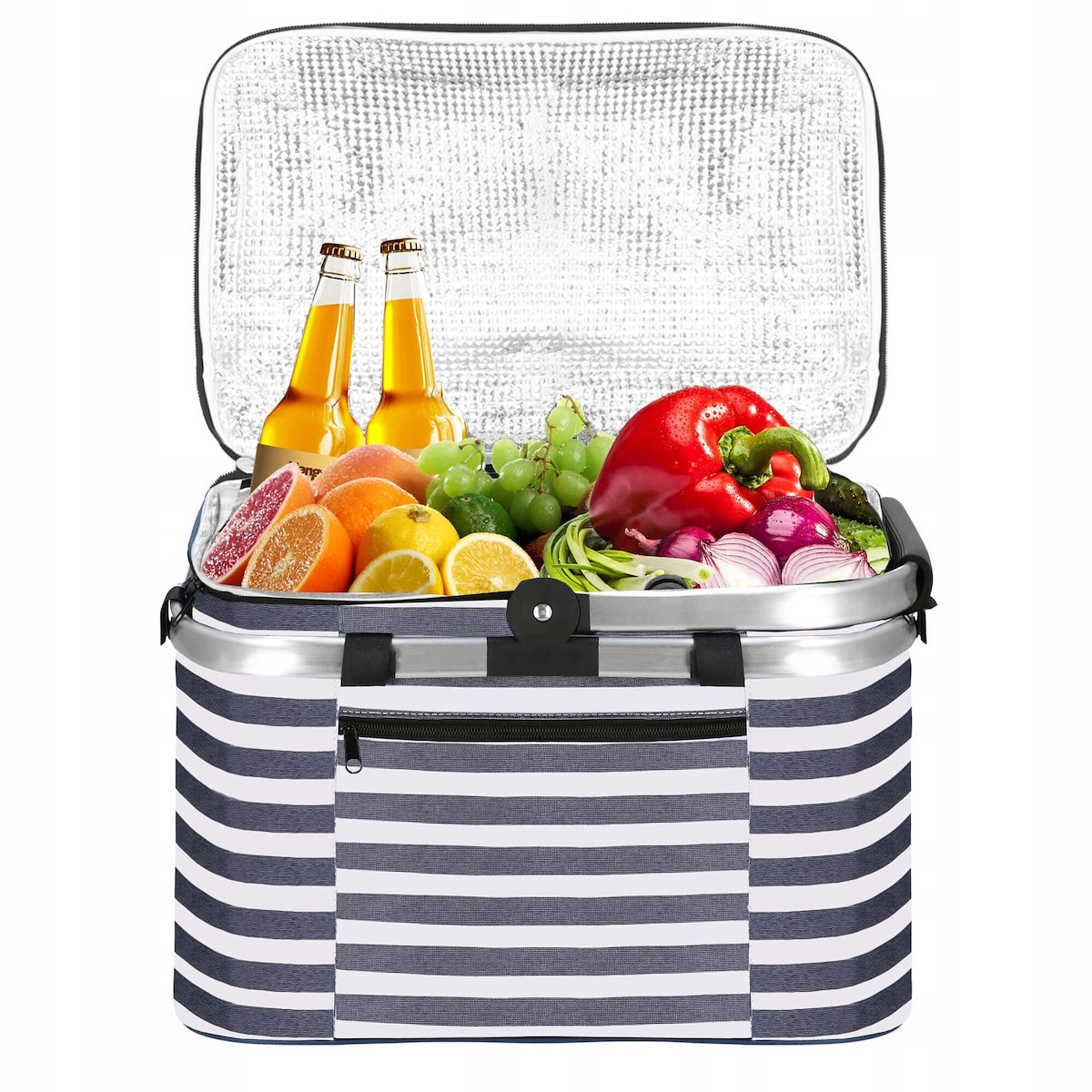 KOSZ PIKNIKOWY SKŁADANY TERMICZNY TURYSTYCZNY IZOLACYJNY KOSZYK NA ZAKUPY EAN (GTIN) 5907719435602