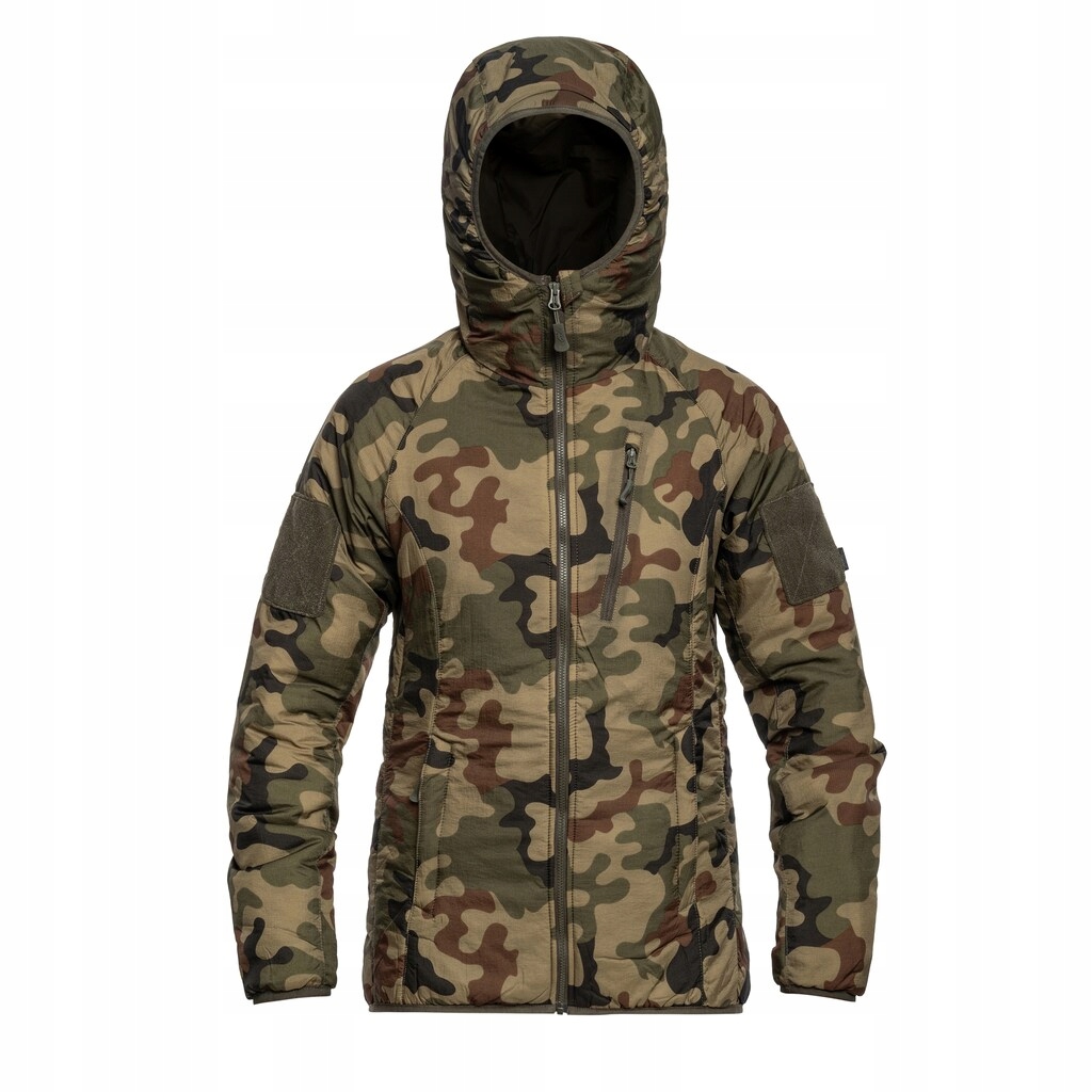 Dámská větrovka s kapucí Helikon Wolfhound Hoodie Pl Woodland L