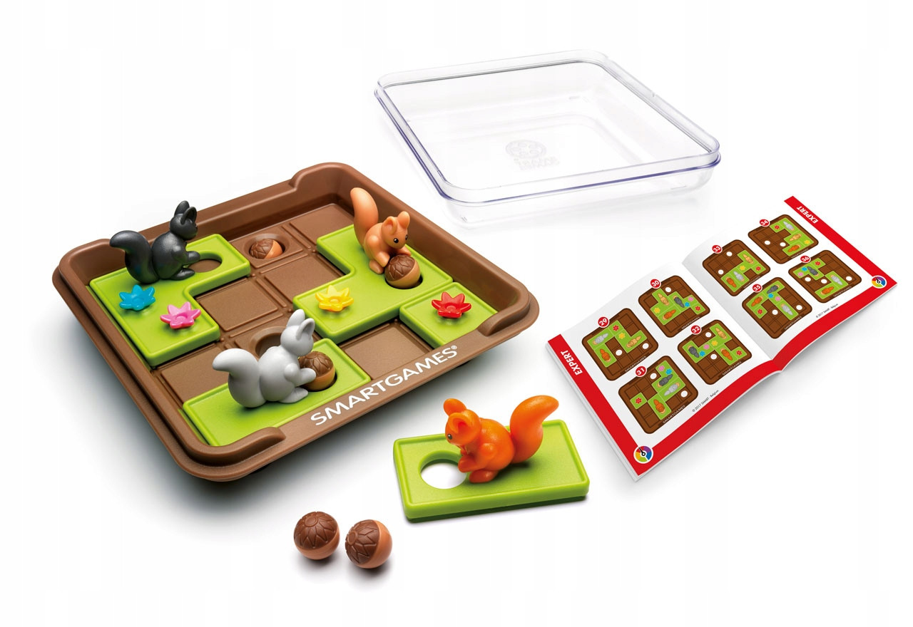 Mała Gra Planszowa Edukacyjna Zręczonościowa Wiewiórki Atakują! Planszówka