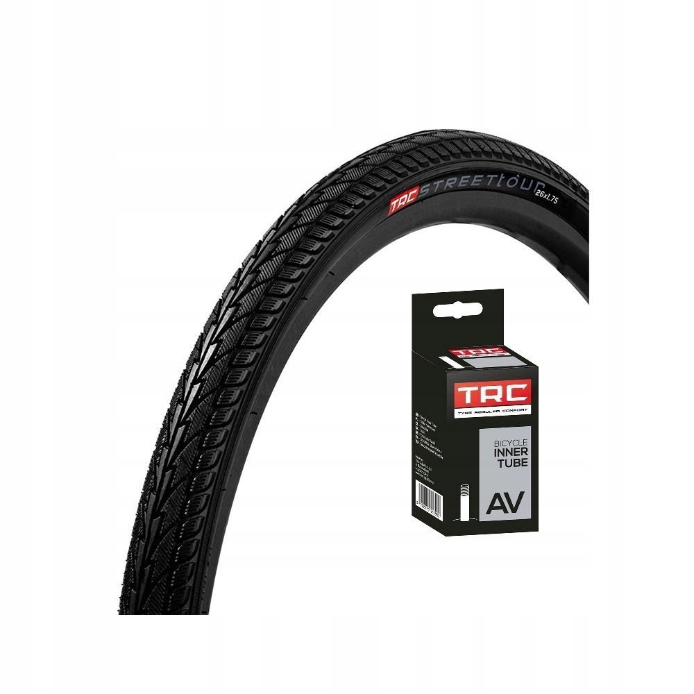 

Opona rowerowa dętka zestaw 26x1.75 47-559 3mm Trc