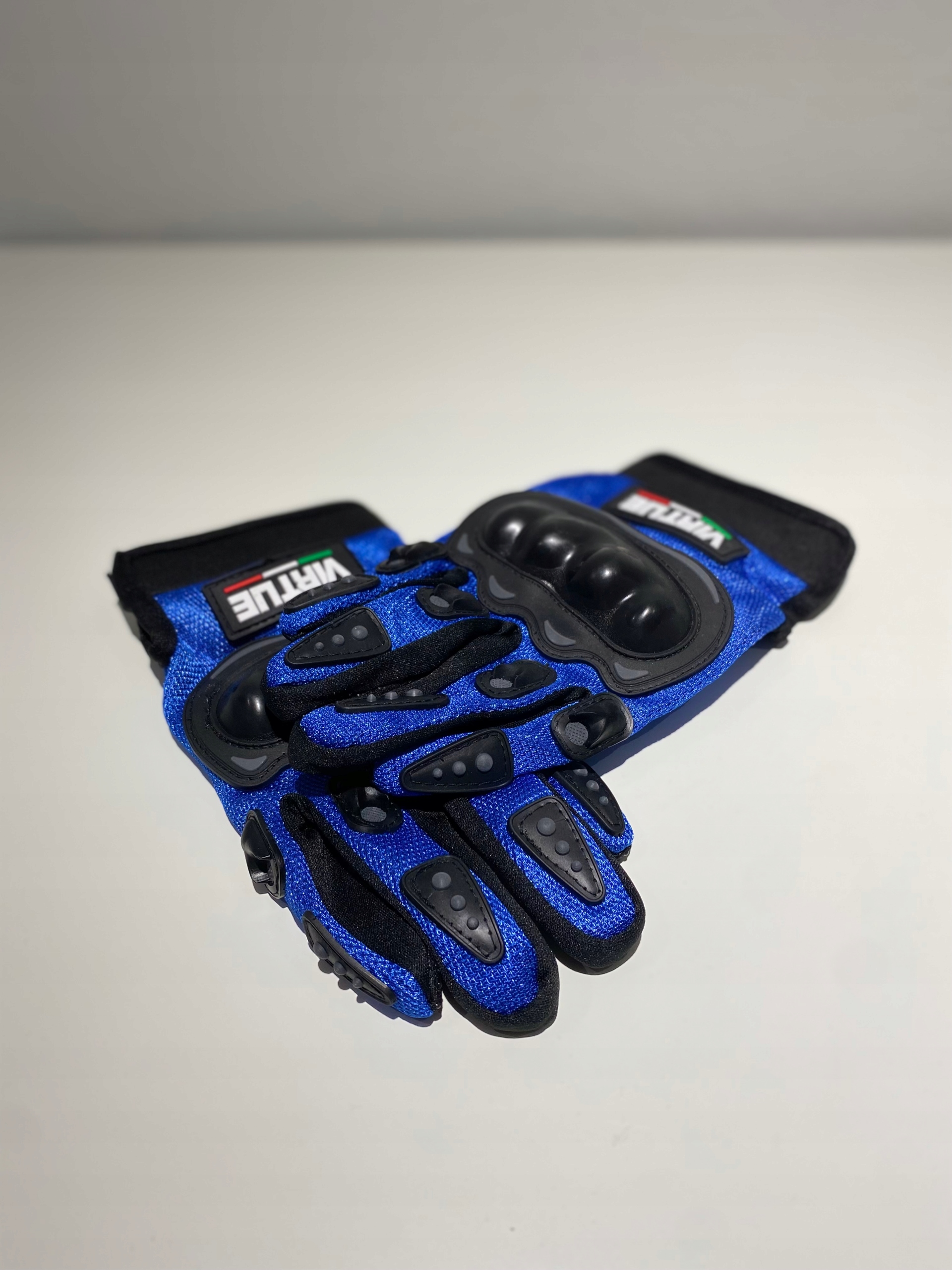 Virtuo Rękawice Cross Quad M Czarno-niebieskie