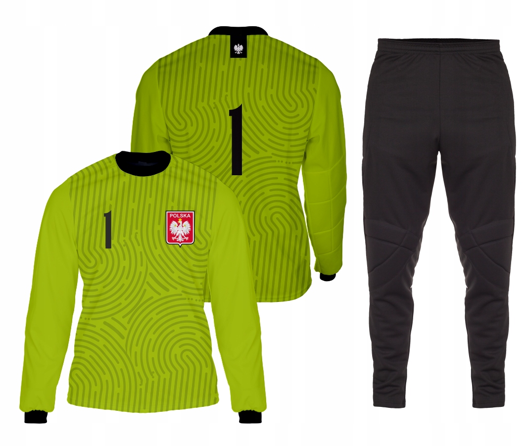 Brankářská Souprava mikina dlouhé kalhoty, Č. 1 LIM, velikost XL-176