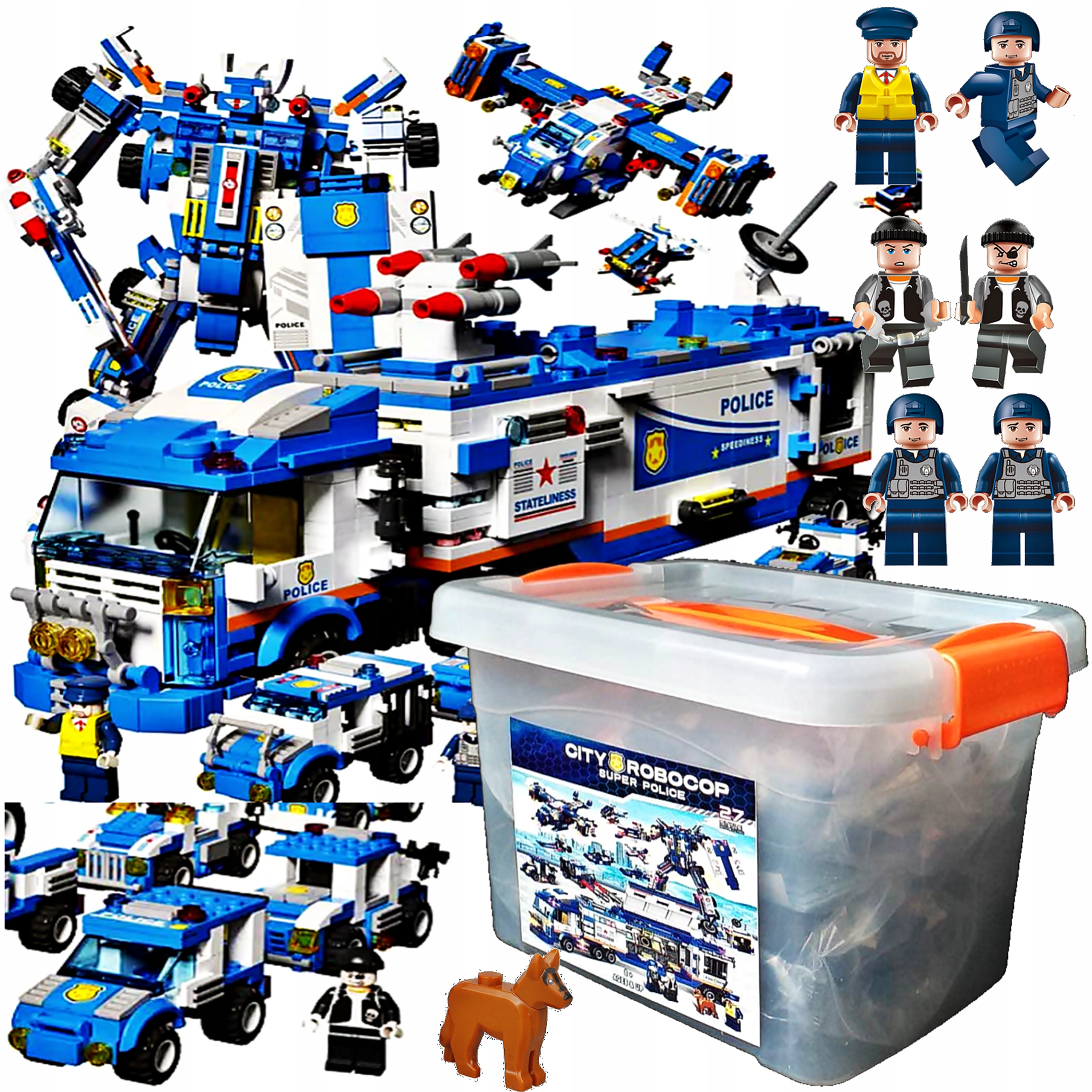 

Klocki Komisariat Mobilna Policja 828 elm.
