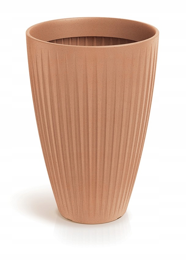 Květináč Latia Round High Terakota 40 CM Pro Zahradní Rostliny, Dekorace
