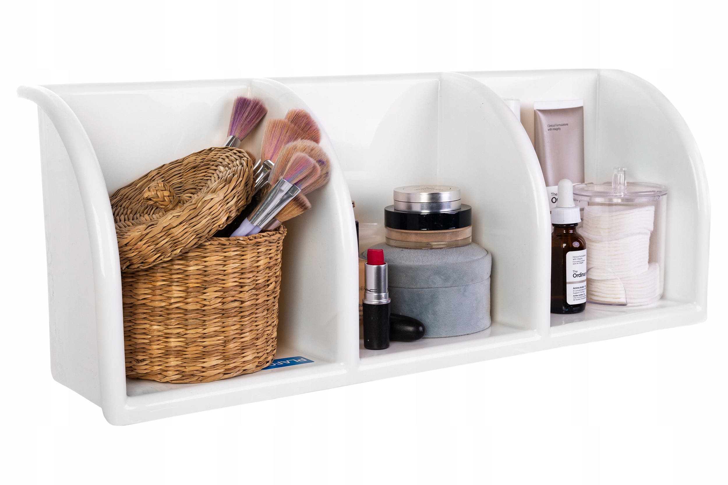 PÓŁKA ŁAZIENKOWA narożna wisząca pion poziom REGAŁ ŁAZIENKOWY Marka Plafor